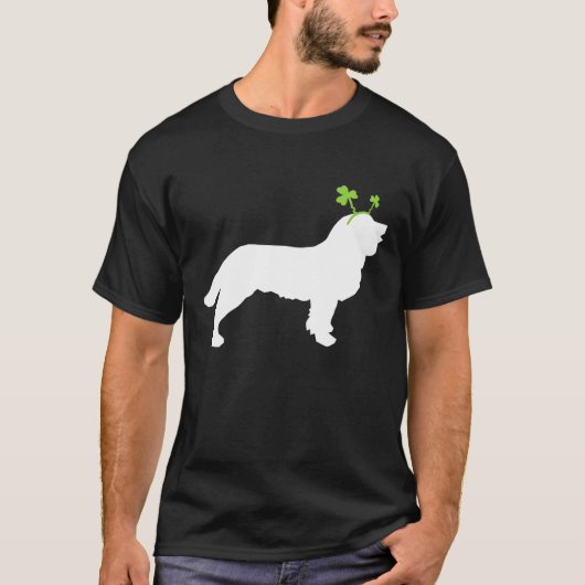 Amerikaanse waterspaniel St Patricks Day Shamrock  T-shirt (Voorkant)