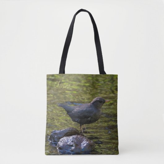 Amerikaanse Waterspreeuw Tote Bag (Voorkant)