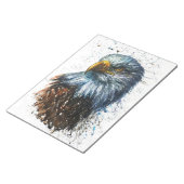 Amerikaanse Waterverf Eagle Notitieblok (Schuin)