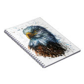 Amerikaanse Waterverf Eagle Notitieboek (Rechterzijde)