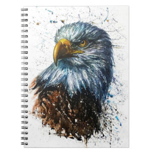 Amerikaanse Waterverf Eagle Notitieboek