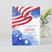 Amerikaanse Waterverf Fundraiser Kaart (Staand voorkant)