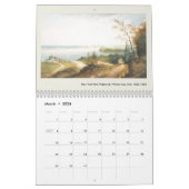 Amerikaanse Waterverf met fijne kunst - zeekapjes  Kalender (Mar 2026)