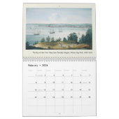 Amerikaanse Waterverf met fijne kunst - zeekapjes  Kalender (Feb 2026)