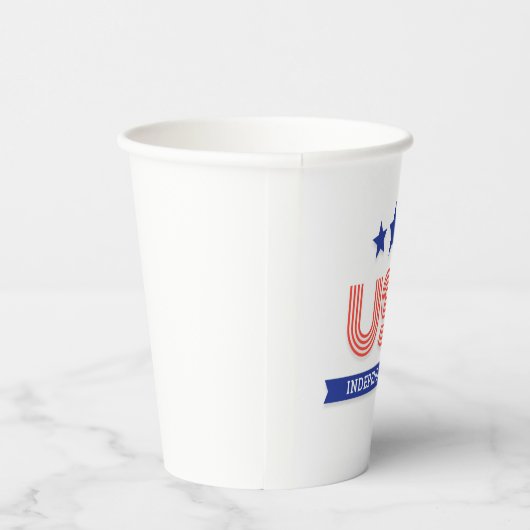 Amerikaanse weekbladen voor zelffeestdagen papieren bekers (Rechts)