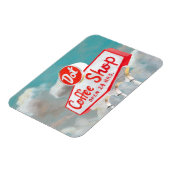 Amerikaanse wegbaan | Koffiesjabloon Magneet (Linkerzijde)