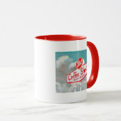 Amerikaanse wegbaan | Koffiesjabloon Mok (Voorkant rechts)