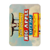 Amerikaanse wegbaan | Restaurantteken Magneet (Verticaal)