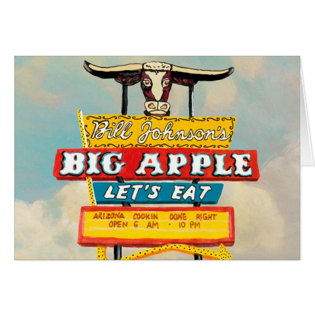 Amerikaanse Wegrestaurant | Restaurantbord (Voorkant Horizontaal)