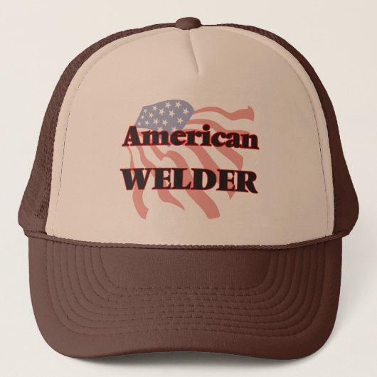 Amerikaanse Welder Trucker Pet (Voorkant)