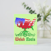 Amerikaanse Welsh Roots Briefkaarten (Staand voorkant)