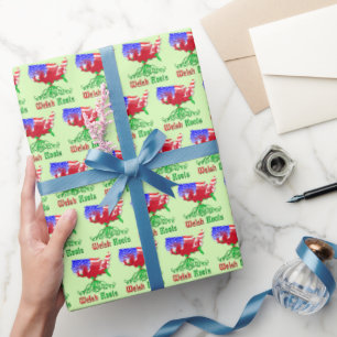 Amerikaanse Welsh Roots Cadeaupapier