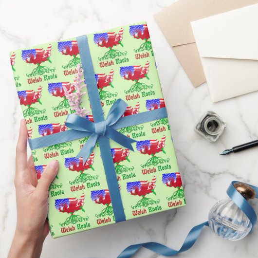 Amerikaanse Welsh Roots Cadeaupapier (Geschenken)