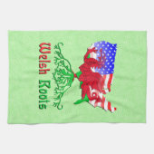 Amerikaanse Welsh Roots Kitchen Towels Theedoek (Horizontaal)