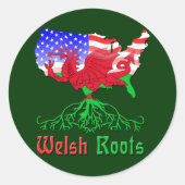 Amerikaanse Welsh Roots Stickers (Voorkant)