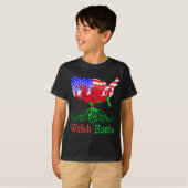 Amerikaanse Welsh Roots T-shirt (Voorkant volledig)