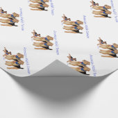 Amerikaanse Welsh Terriers Cadeaupapier (Hoek)
