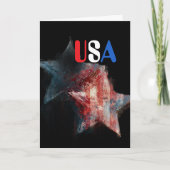 Amerikaanse wenskaart kaart (Voorkant)