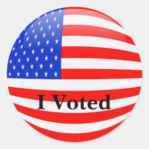 Amerikaanse wereldbol sticker