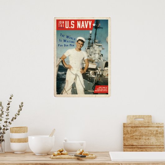 -Amerikaanse werving Poster (Keuken)