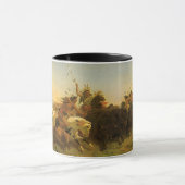 -Amerikaanse West Art, Buffalo Hunt van Wimar Mok (Midden)