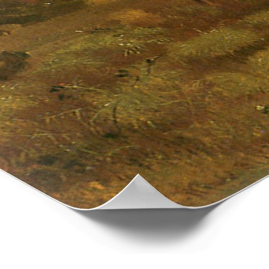 -Amerikaanse West Art, Buffalo Hunt van Wimar Poster (Hoek)