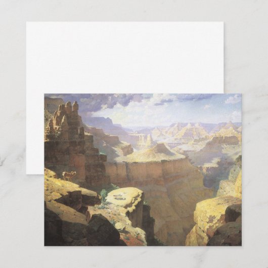  Amerikaanse West Art, Grand Canyon van Leigh (Voorkant / Achterkant)