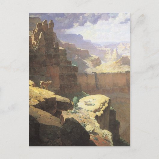  Amerikaanse West Art, Grand Canyon van Leigh Briefkaart (Voorkant)