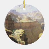  Amerikaanse West Art, Grand Canyon van Leigh Keramisch Ornament (Achterkant)