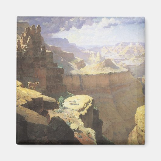  Amerikaanse West Art, Grand Canyon van Leigh Magneet (Voorkant)