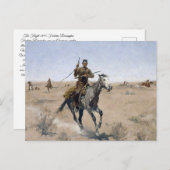 Amerikaanse Westerne cowboy Briefkaart (Voorkant / Achterkant)