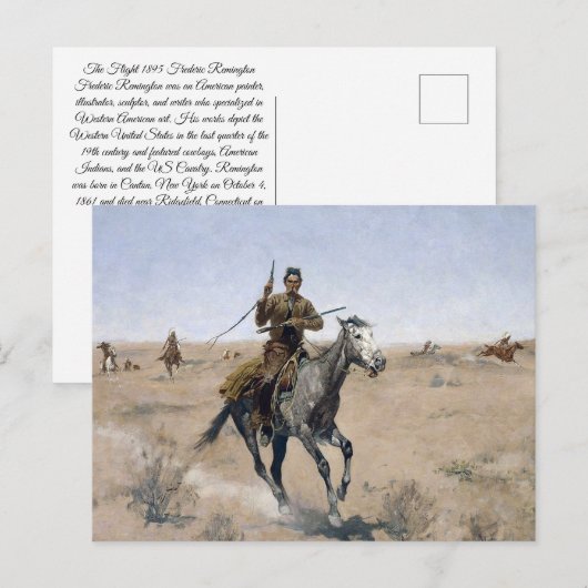 Amerikaanse Westerne cowboy Briefkaart (Voorkant / Achterkant)