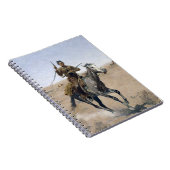 Amerikaanse Westerne cowboy Notitieboek (Rechterzijde)