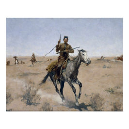 Amerikaanse Westerne cowboy Perfect Poster