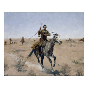 Amerikaanse Westerne cowboy Perfect Poster