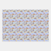 Amerikaanse Westerne Woestijn Cowboy Cactus Patter Inpakpapier Vel (Voorkant 3)