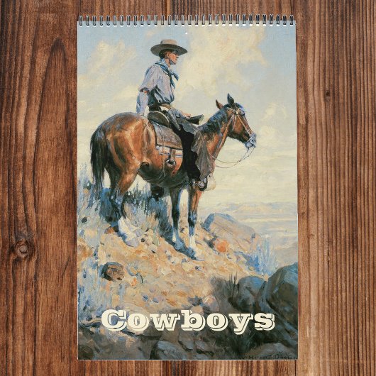 -Amerikaanse westjongens, Westerne Kunst Kalender