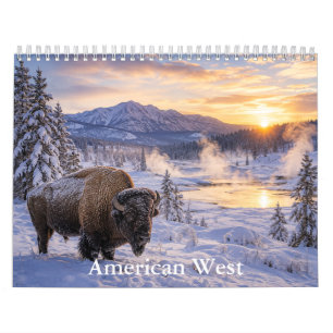 Amerikaanse Westkalender Kalender