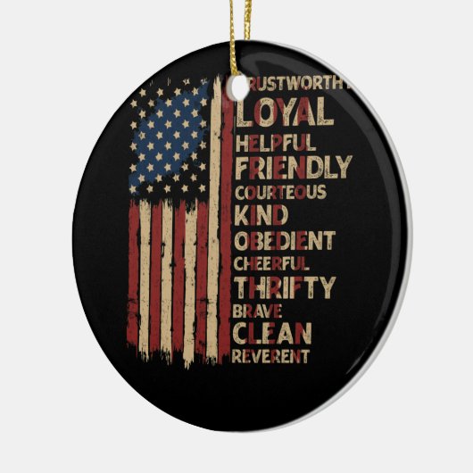  Amerikaanse wet op het scoutingprogramma voor vla Keramisch Ornament (Links)