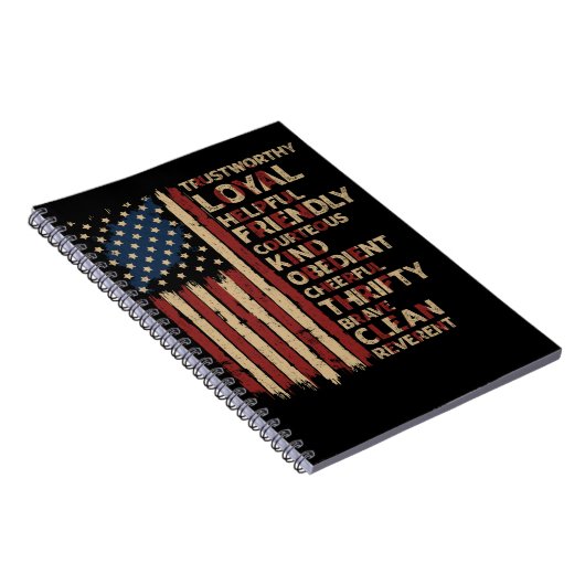 Amerikaanse wet op het scoutingprogramma voor vla Notitieboek (Rechterzijde)