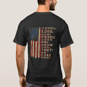  Amerikaanse wet op het scoutingprogramma voor vla T-shirt