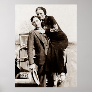 Amerikaanse wetten Bonnie & Clyde The Barrow Gang Poster