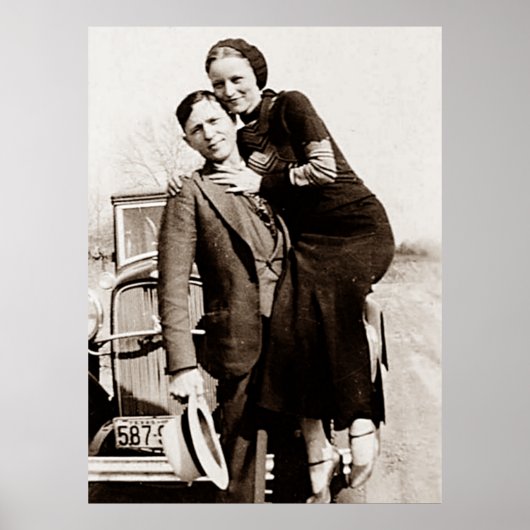 Amerikaanse wetten Bonnie & Clyde The Barrow Gang Poster (Voorkant)