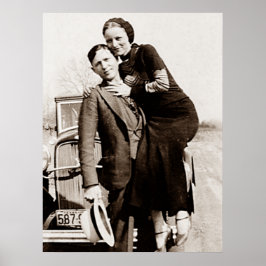 Amerikaanse wetten Bonnie & Clyde The Barrow Gang Poster