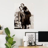 Amerikaanse wetten Bonnie & Clyde The Barrow Gang Poster (Thuiskantoor)