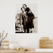 Amerikaanse wetten Bonnie & Clyde The Barrow Gang Poster (Keuken)
