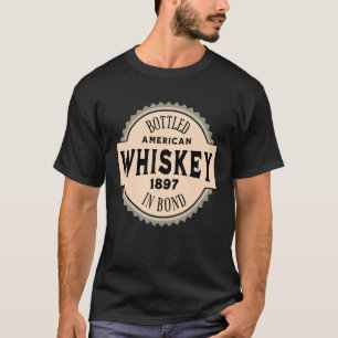 Amerikaanse whisky in de mond t-shirt