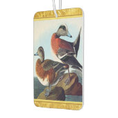 Amerikaanse Widgeon-eenden op een rots Luchtverfrisser (Links)