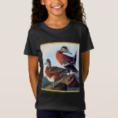 Amerikaanse Widgeon-eenden op een rots T-shirt (Voorkant)