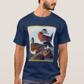 Amerikaanse Widgeon-eenden op een rots T-shirt (Voorkant)